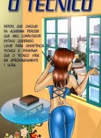 O técnico de computador